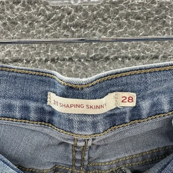 Levi's Women's Skinny Jeans - Light Blue - Picture 6 of 16